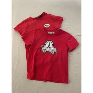 Crown & Ivy Shirt Boys Size 5 Red 2 Pack T Shirts BBReids